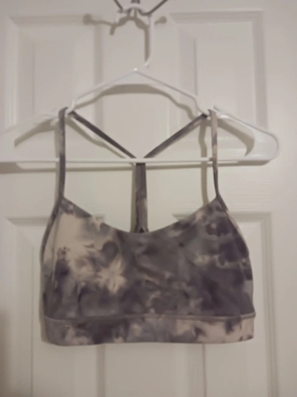 lululemon athletica Flow Y Tie-Dye Bra - Purple size 8